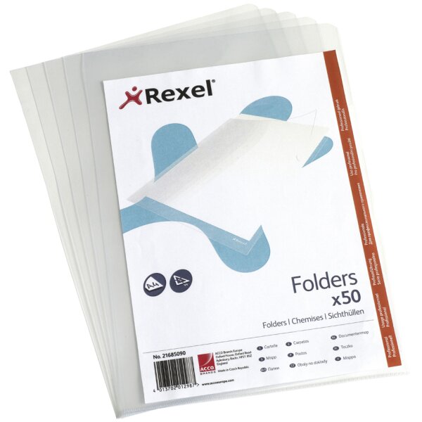 REXEL Sichth&uuml;lle Top Quality, A4, PP, milchig, 0,15 mm