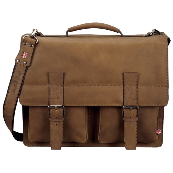 Alassio Sac à bandoulière EARL cuir, marron clair