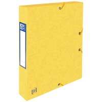 Oxford Boîte de classement Top File+, 40 mm, A4, jaune