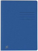 Oxford Chemise à lamelle Top File+, A4, bleu