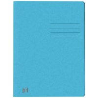 Oxford Chemise à lamelle Top File+, A4, aqua