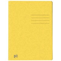 Oxford Chemise à lamelle Top File+, A4, jaune