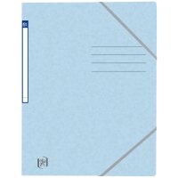 Oxford Eckspannermappe Top File+, DIN A4, hellblau