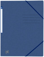 Oxford Eckspannermappe Top File+, DIN A4, dunkelblau