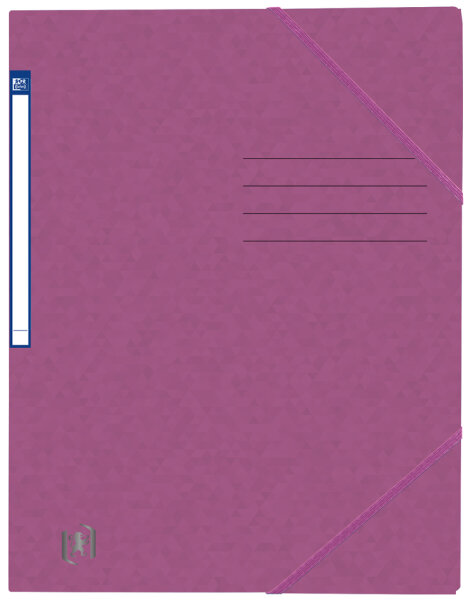 Oxford Chemise à élastique Top File+, A4, violet