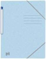 Oxford Eckspannermappe Top File+, DIN A4, pastell blau