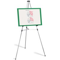 nobo Teleskop-Aufsteller für Tafel, weissalumimium