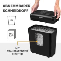 Fellowes Destructeur de documents Powershred 6M, noir