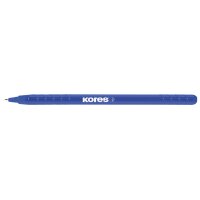Kores Stylo à bille jetable K-Pen Super Slide K, bleu
