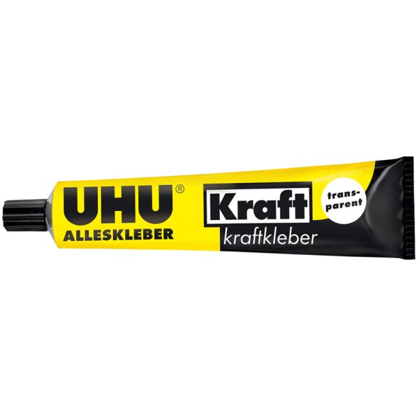 UHU Alleskleber Kraft transparent, l&ouml;semittelhaltig, 125 g