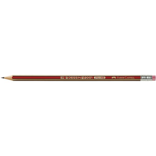 FABER-CASTELL Bleistift DESSIN 2001, Härtegrad: HB