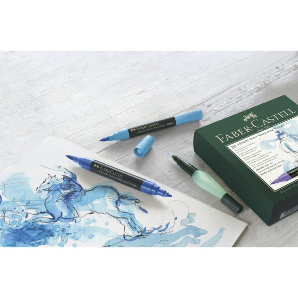 FABER-CASTELL Aquarellmarker ALBRECHT DÜRER, 10er Etui