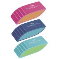 FABER-CASTELL Kunststoff-Radierer BICOLOR, sortiert