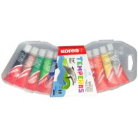 Kores Temperafarbe "Temperas", 12er Kunststoffetui