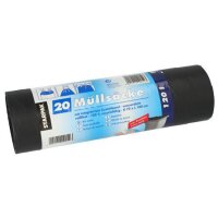 STARPAK Sac poubelle LDPE, à lien coulissant, 120...