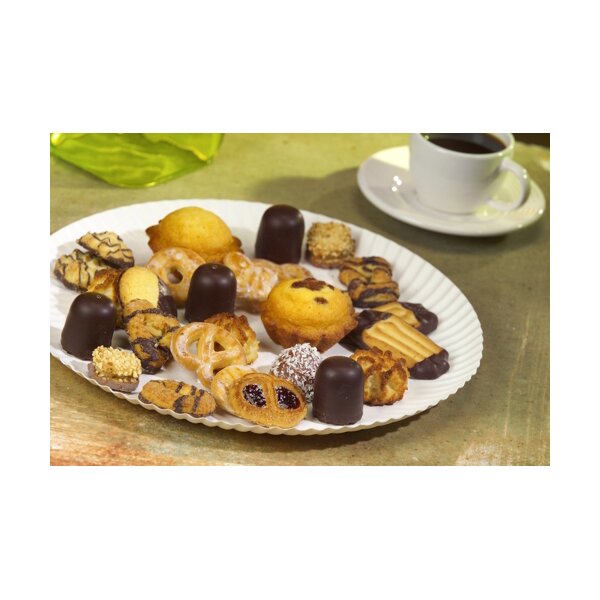 PAPSTAR Assiette en carton pure, rond, diamètre: 320 mm