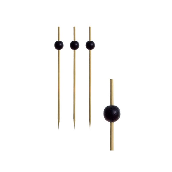 PAPSTAR Pique à fingerfood Black Pearl, longueur: 125 mm