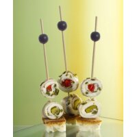 PAPSTAR Pique à fingerfood Black Pearl, longueur:...