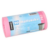 STARPAK Sac poubelle HDPE, 60 litres, blanc