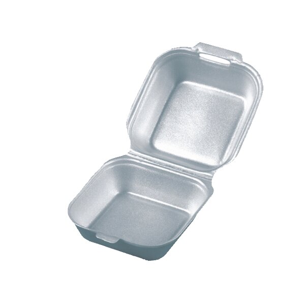 STARPAK Boîte à hamburger carrée, XPS, 120 x 120 x 75 mm