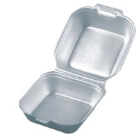 STARPAK Boîte à hamburger carrée,...