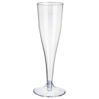 STARPAK Kunststoff-Sektglas, 0,1 l, glasklar, 10er