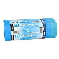 STARPAK Sac poubelle LDPE, à lien coulissant, 120...