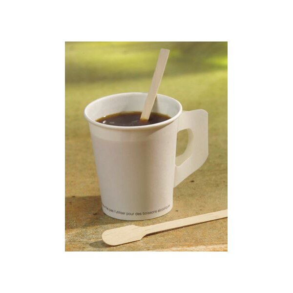 PAPSTAR Touillette pure, longueur, 130 mm, en bois