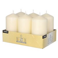 STARPAK Stumpenkerze, Durchmesser: 60 mm, creme