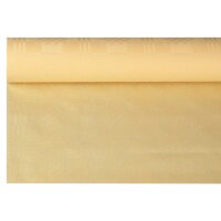 PAPSTAR Damast-Tischtuch, (B)1,2 x (L)8 m, creme