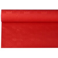 PAPSTAR Damast-Tischtuch, (B)1,2 x (L)8 m, rot