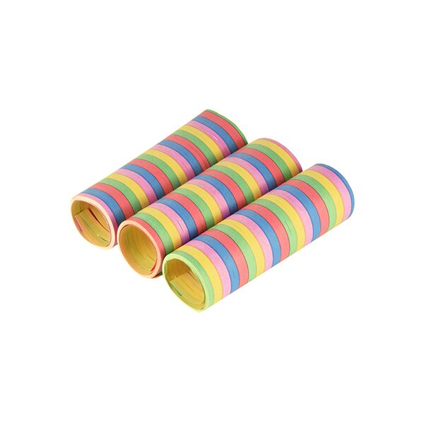PAPSTAR Luftschlangen "Stripes", aus Papier, 5 Farben