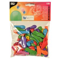 PAPSTAR Wasserbomben, farbig sortiert, 100 Stück