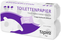 Tapira Toilettenpapier Top, 3-lagig, hochweiss