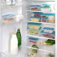 keeeper Frischhaltedose "fredo fresh", 90 ml, eckig, blau