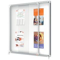 nobo Schaukasten Premium Plus, Metall-Rückwand, 15 x...