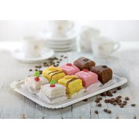 PAPSTAR Assiette en carton pure rectangulaire, blanc