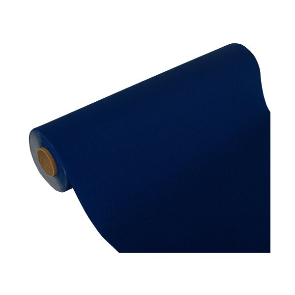 PAPSTAR Chemin de table ROYAL Collection, bleu fonc&eacute;
