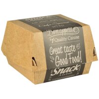 PAPSTAR Boîte à burger pure, dimensions: 115...