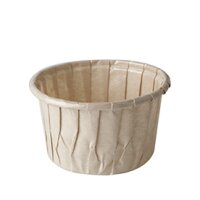 PAPSTAR Moule pure, rond, 105 ml, brun