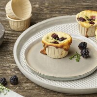 PAPSTAR Moule pure, rond, 105 ml, brun