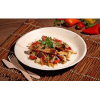 PAPSTAR Assiette feuille de palmier pure, rond, 250 mm