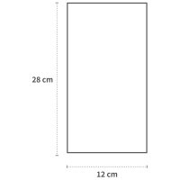 HYGOSTAR Papier-Hygienebeutel, bedruckt, weiss