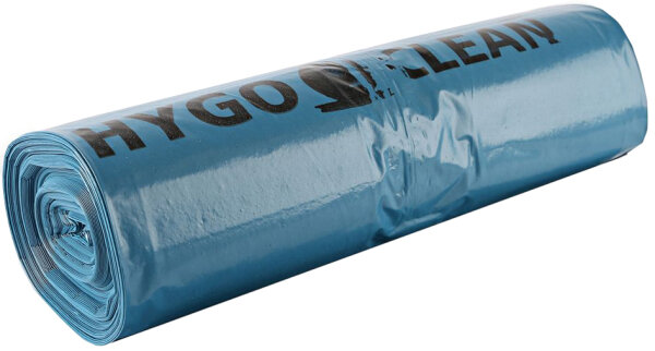 HYGOCLEAN Sac poubelle, 160 litres, en LDPE, bleu