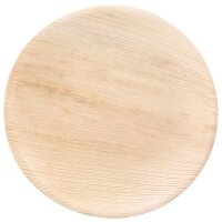 NATURE Star Assiette en feuille de palmier, rond, 200 mm