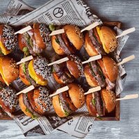 NATURE Star Pique apéritif FLAG, en bambou, 250 mm