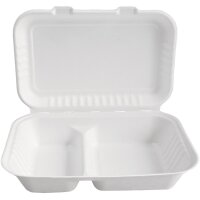 NATURE Star Zuckerrohr-Lunchbox, mit Deckel, innen 2-geteilt