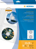HERMA pochette perforée CD/DVD pour 2 CD, A4, PP,transparent