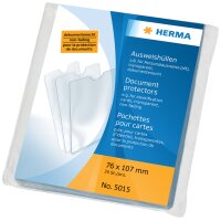 HERMA étui de poche, PP, 1 poche, 0,14 mm,...