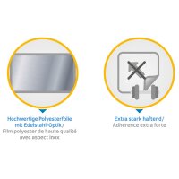 HERMA Typenschild-Etiketten SPECIAL, 25,4 x 10 mm, silber